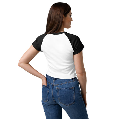 GoFly World Of Drip Style Women’s micro rib raglan baby tee