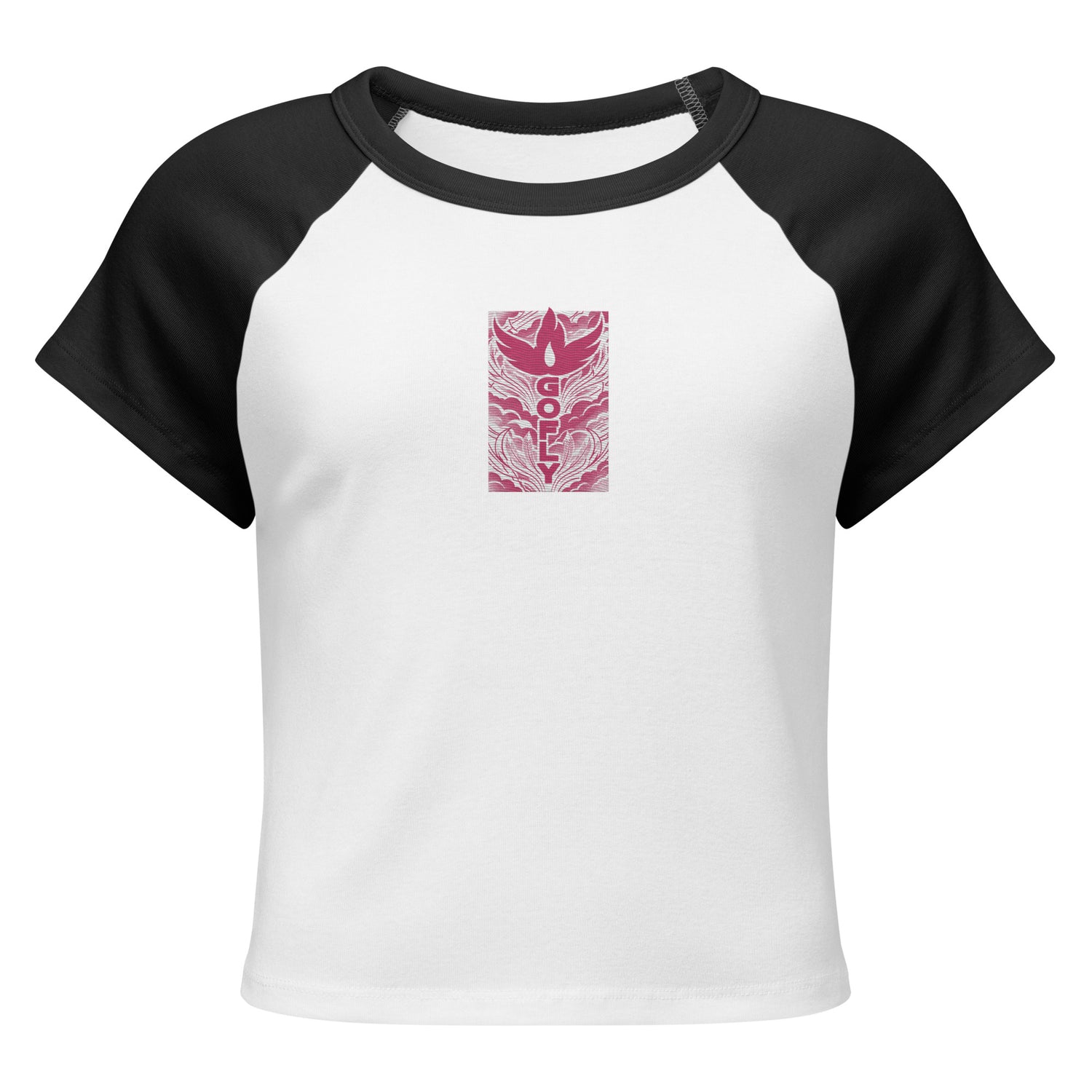 GoFly Women’s micro rib raglan baby tee