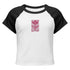 GoFly Women’s micro rib raglan baby tee