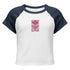 GoFly Women’s micro rib raglan baby tee