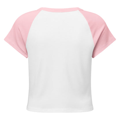 GoFly World Of Drip Style Women’s micro rib raglan baby tee