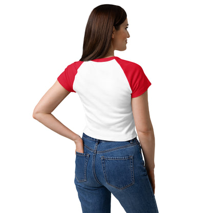 GoFly World Of Drip Style Women’s micro rib raglan baby tee