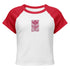GoFly Women’s micro rib raglan baby tee