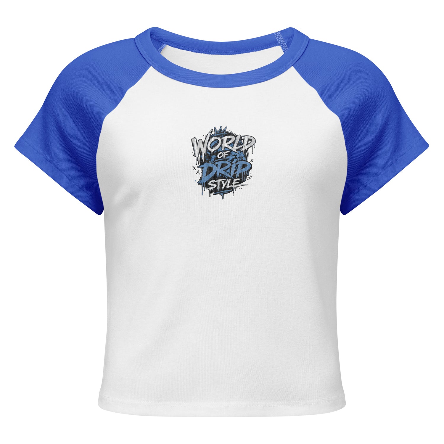 GoFly World Of Drip Style Women’s micro rib raglan baby tee