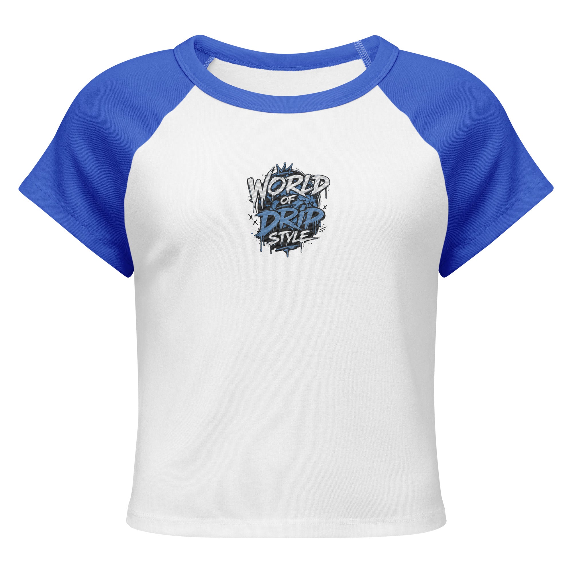 GoFly World Of Drip Style Women’s micro rib raglan baby tee