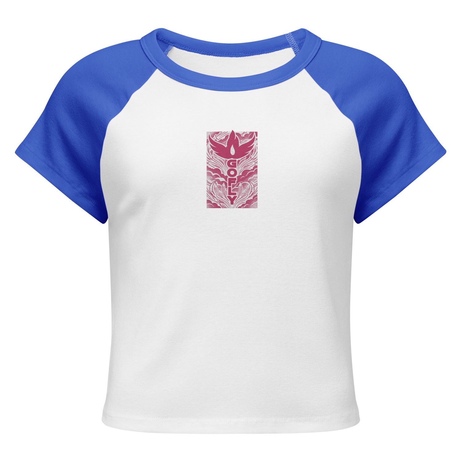 GoFly Women’s micro rib raglan baby tee