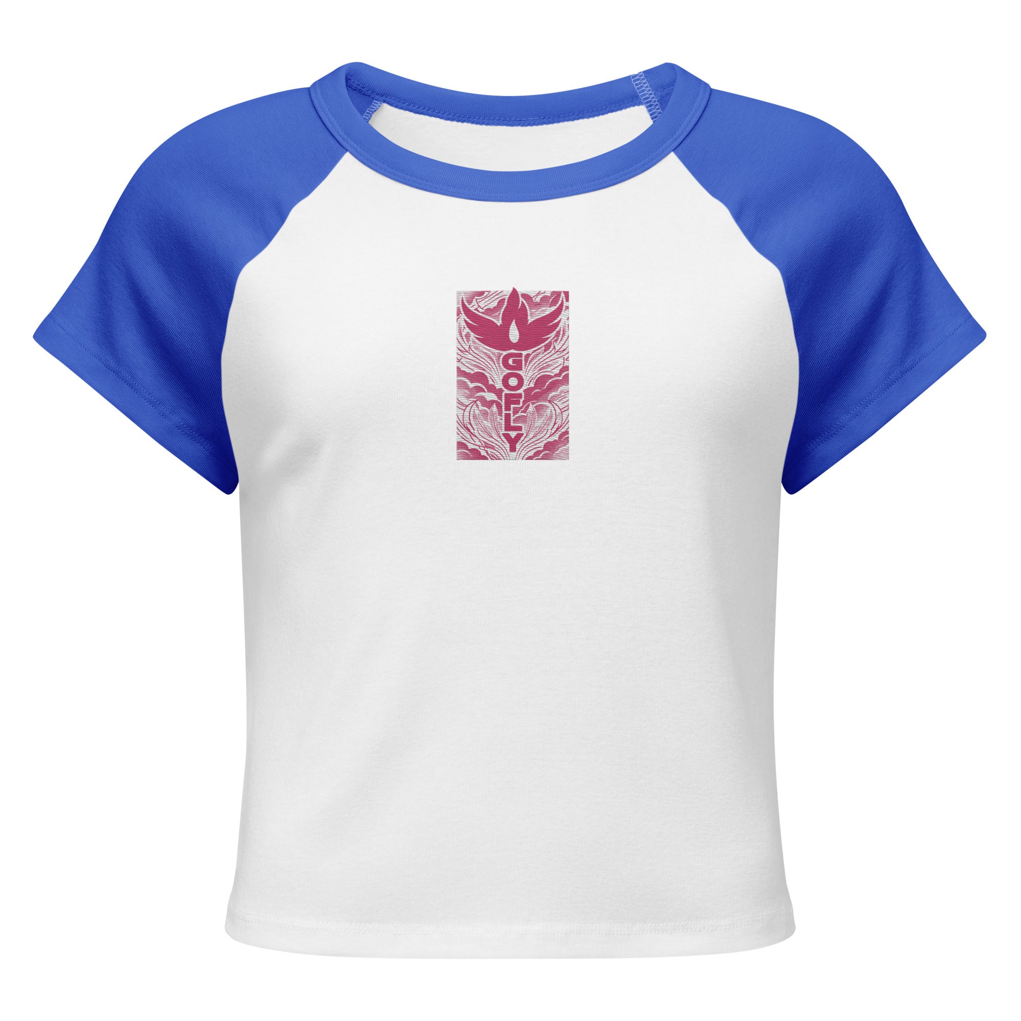 GoFly Women’s micro rib raglan baby tee
