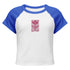 GoFly Women’s micro rib raglan baby tee