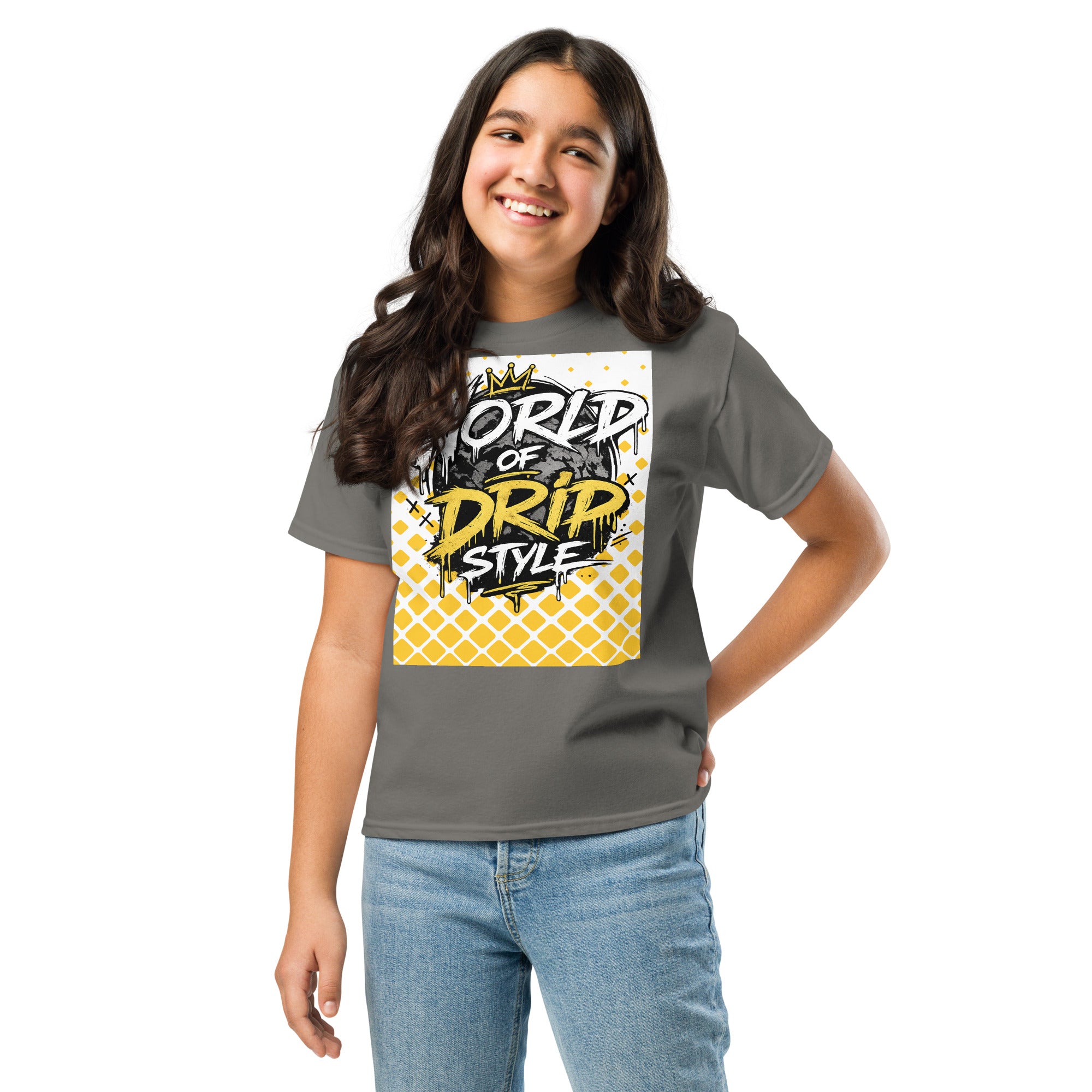 GoFly world of drip style Youth classic tee